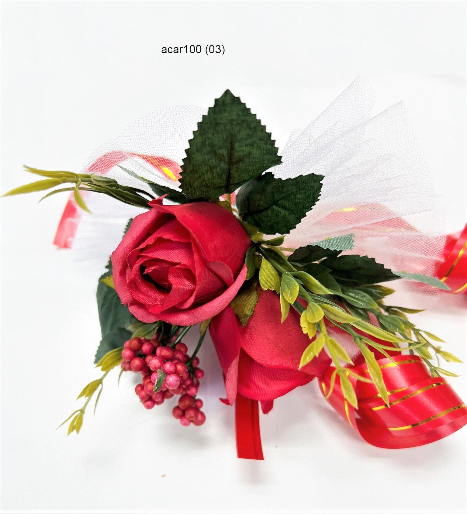 Wedding Car hand crafted Decorations Door Handle Flowers Ribbon Flowers Floral Silk Artificial Bouquet Acar001