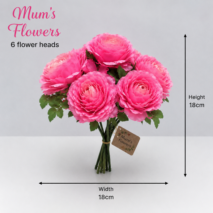 Realistic artificial Flower Mum Bush by Alton Flowers, perfect for home decor and event decoration, with vibrant yellow blooms.