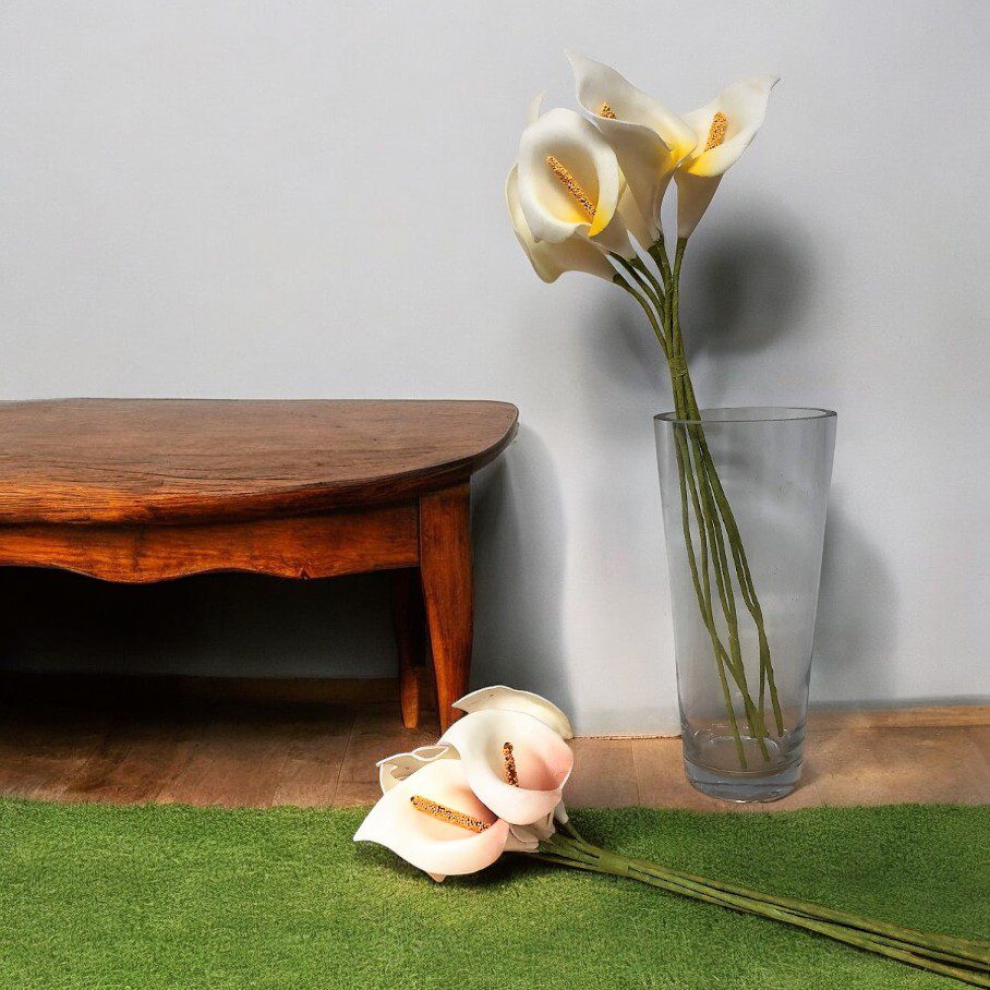 Flower Calla Lily x5 artificial Afaux479