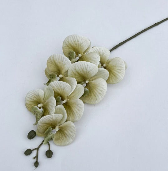 Flower Orchids Cybidium x7 flower heads per stalk artificial Afaux608