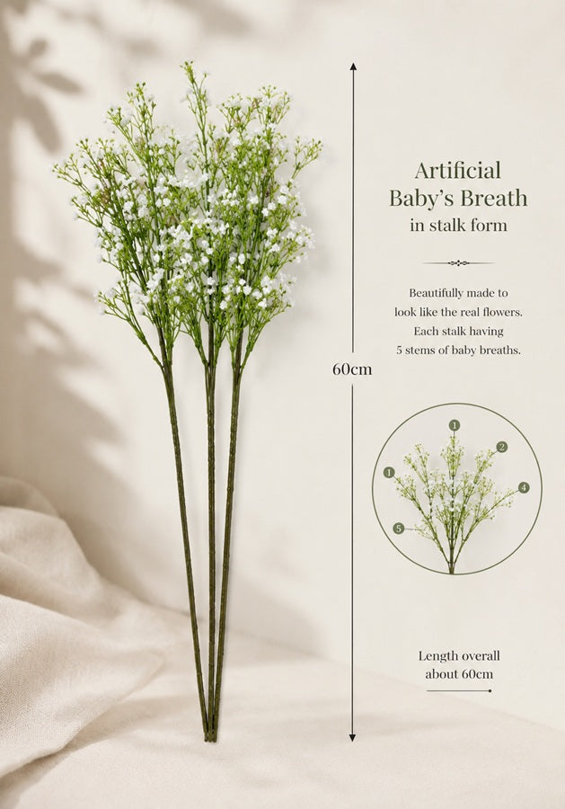 Flower Baby Breath artificial Afaux650