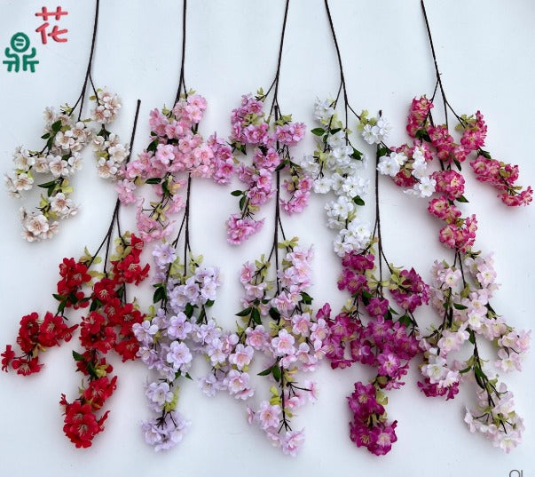 Artificial Plum Blossom Branch – 70cm Length