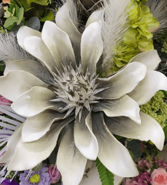 Flower Handwrapped Magnolia Large Single, home decor, events, gardens Afaux753