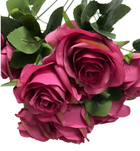 Flower Artificial Rose Bush x10 heads, Home decor, gardens, events Afaux768