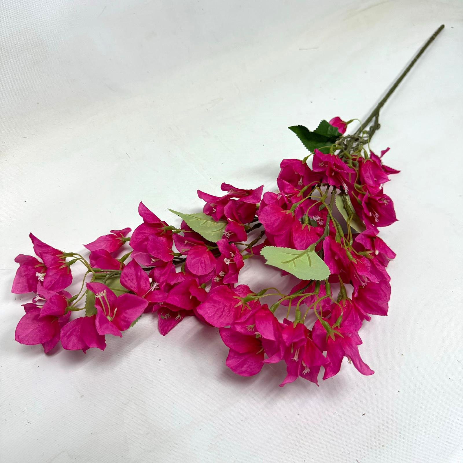 Artificial Bougainvillea Stalk Spray Realistic, Vibrant Floral Decor for Any Space Afaux769