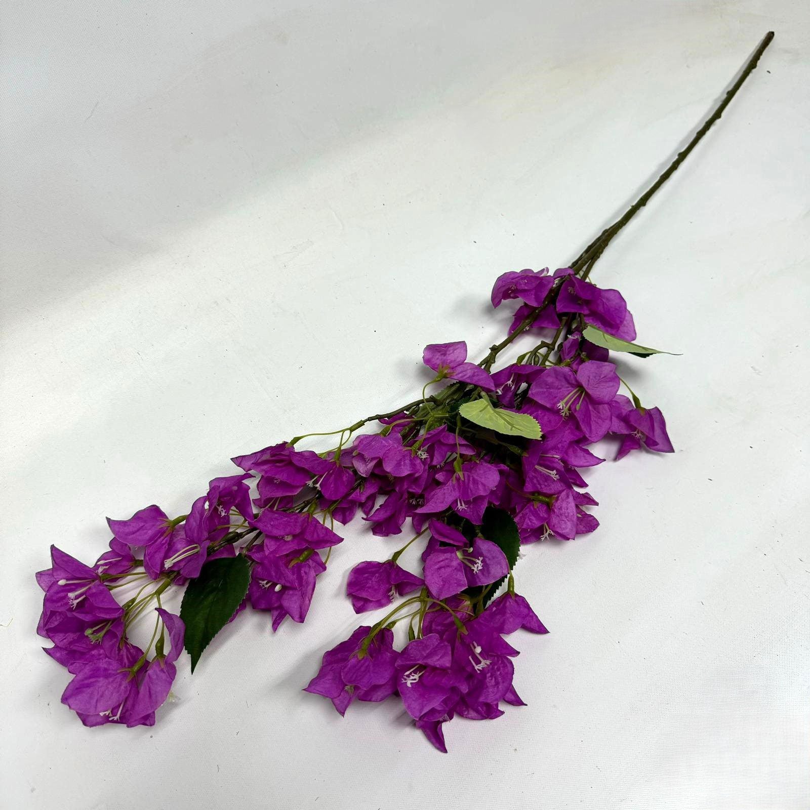 Artificial Bougainvillea Stalk Spray Realistic, Vibrant Floral Decor for Any Space Afaux769