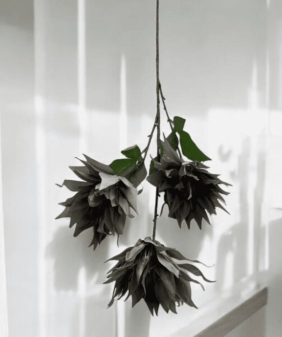 Artificial Flower Dahlia Star Spray x3 heads, home decor, gardens, events Bfaux775