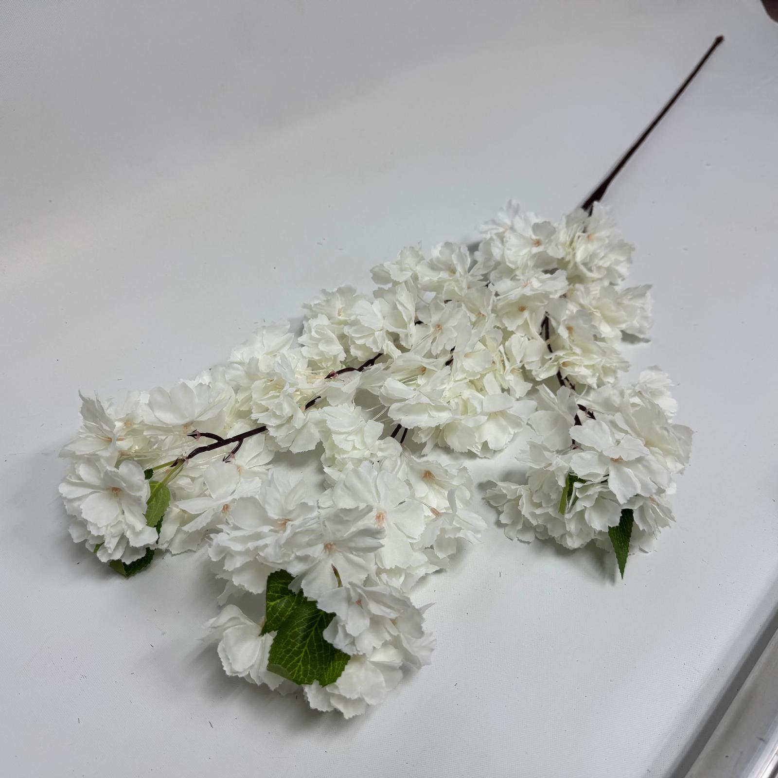 Artificial Cherry Blossom Stalk (105cm) – Elegant Faux Sakura Flowers home decor, seasons Afaux786