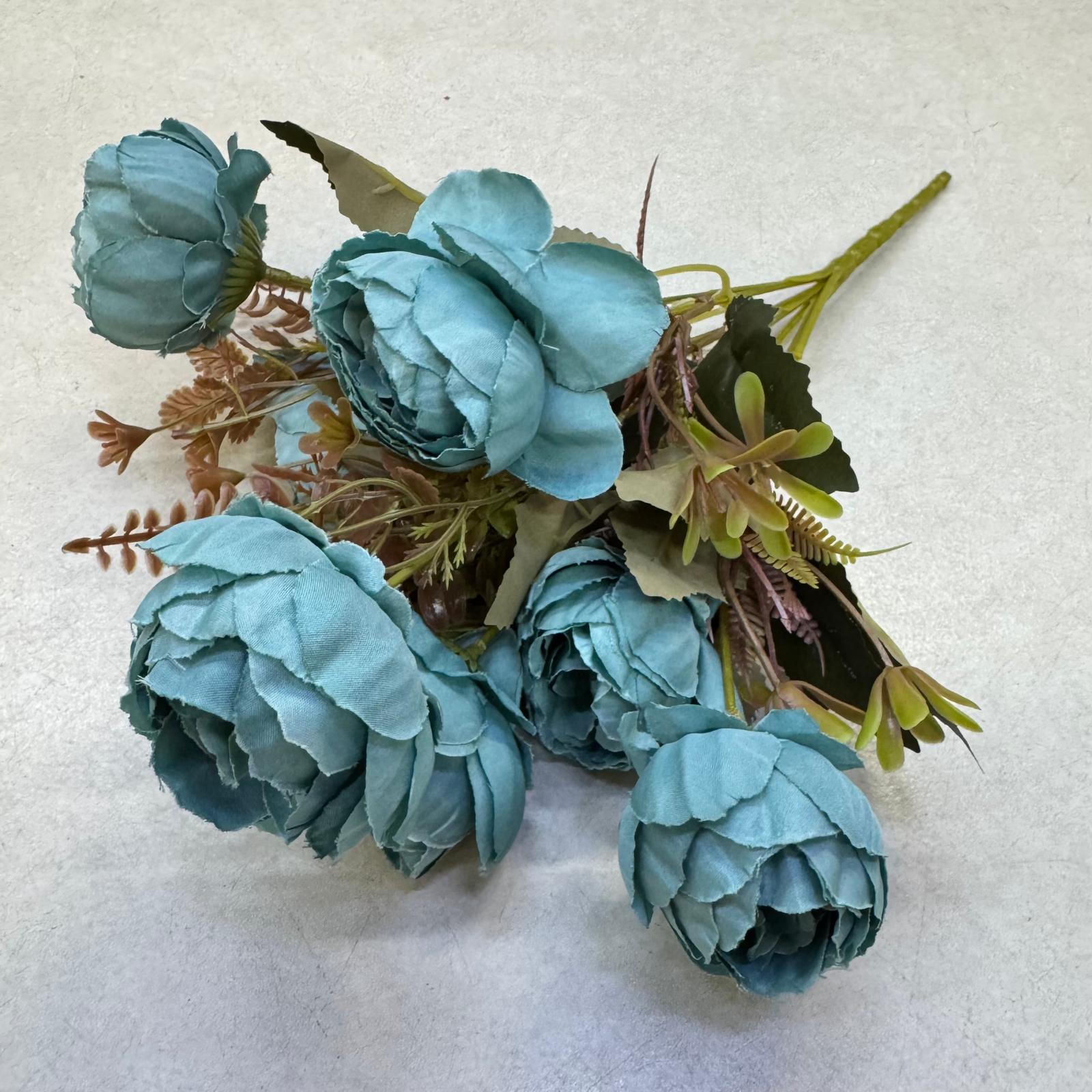 Artificial Flower Bush Rose Bud, home decor, garden, events Afaux787