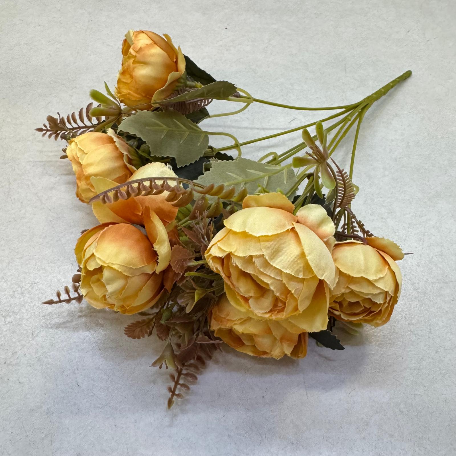 Artificial Flower Bush Rose Bud, home decor, garden, events Afaux787