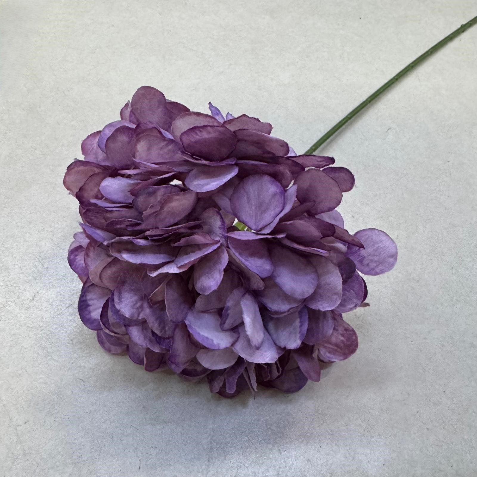 Elegant Artificial Hydrangea Stem – Lush Blooms in 11 Stunning Colors Afaux789