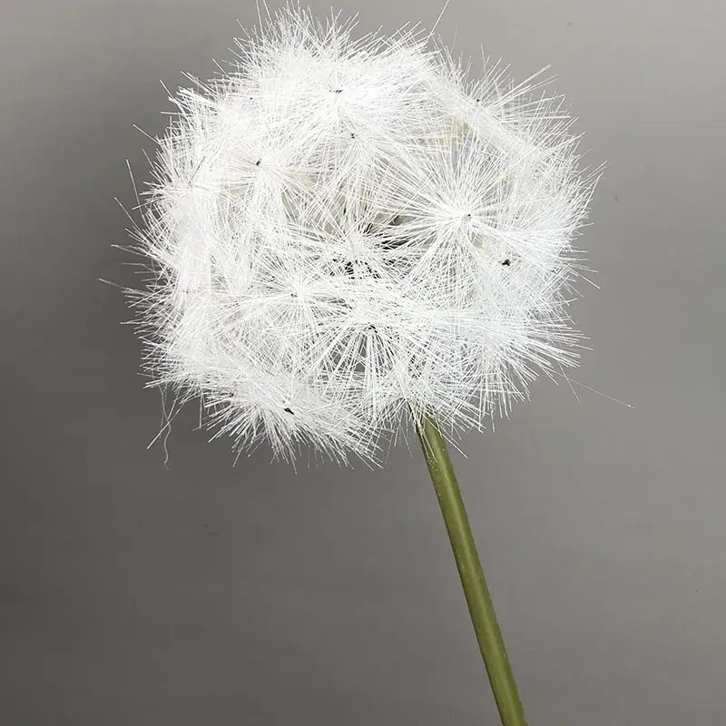 Artificial Dandelion Stems – 65cm Faux Dandelion Puff Flowers Afaux798