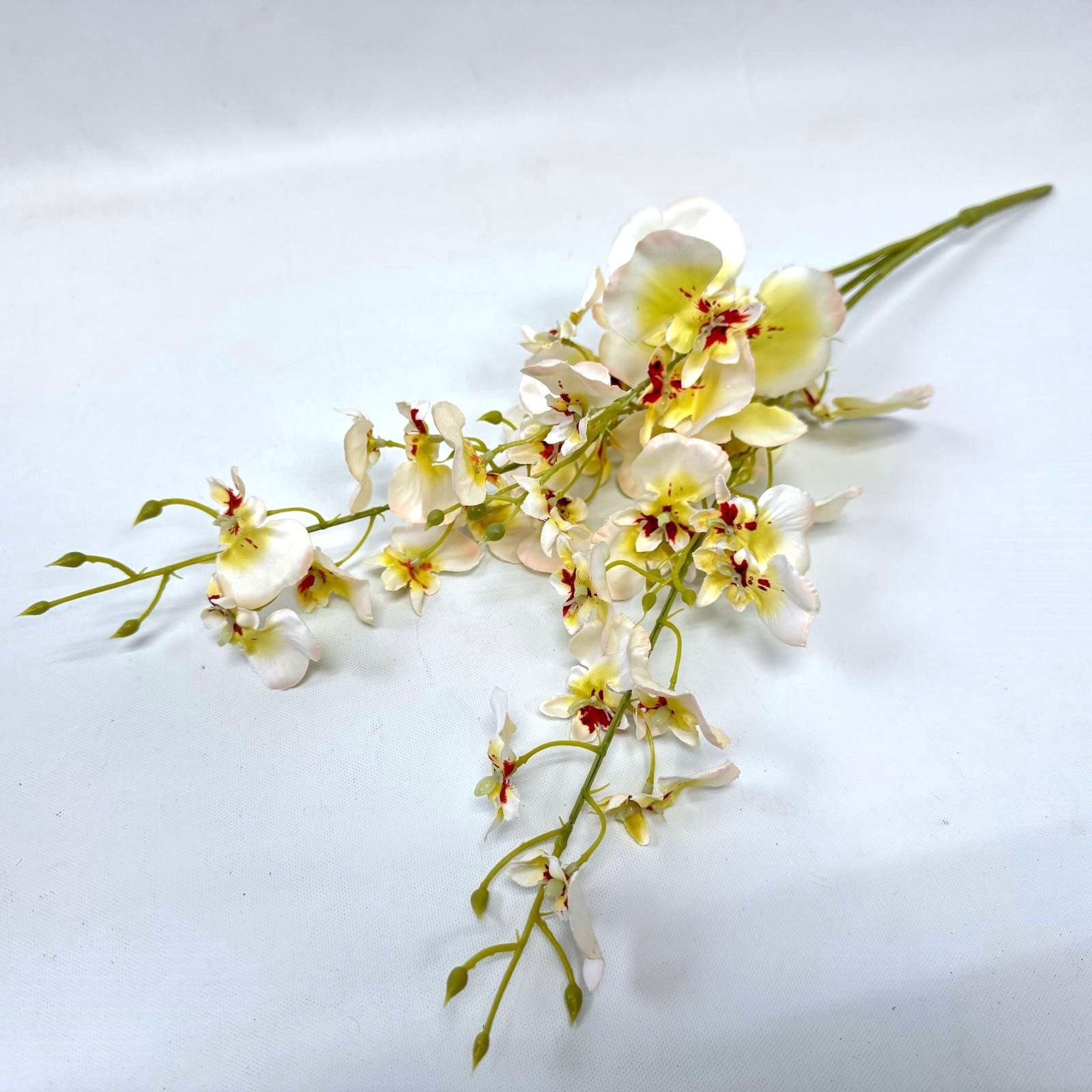 Artificial Flowers Tiger Orchids Bush, plants, arrangement, home decor, events Afaux809
