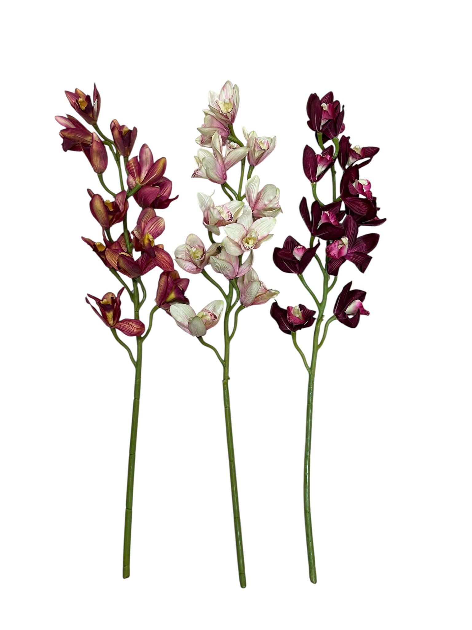 Artificial Orchid Flowers, Faux Flower Stems for Home Decor, Wedding & Events, office, plants. Afaux819