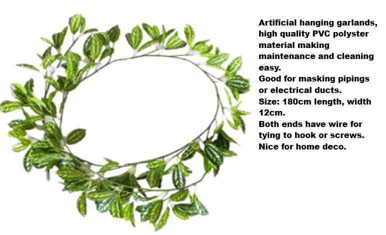 Artificial Garlands, plants, foilages, shrubs