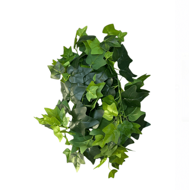 Artificial hanging wall plant by Alton Flowers, small faux potted hanging plant for home decoration, shown in Afoil110-1 image.