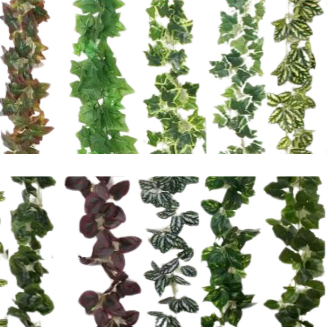 Plants Garland Artificial for Wall or Ceiling hanging, Home decor, events, gardens, balcony, shrubs, grass, flowers Afoil141