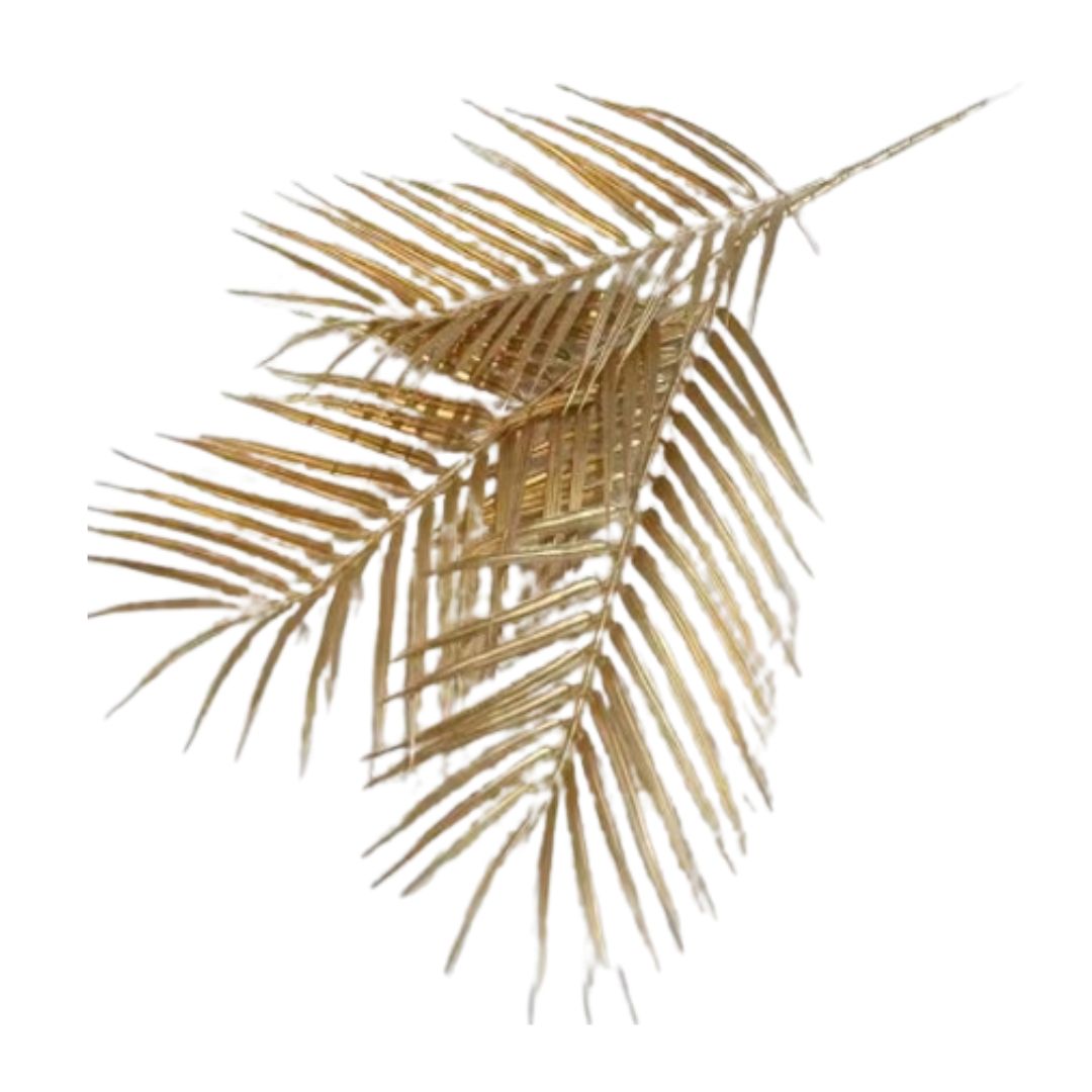 Fern Leaves x3 Artificial Gold Leaf, Afoil149