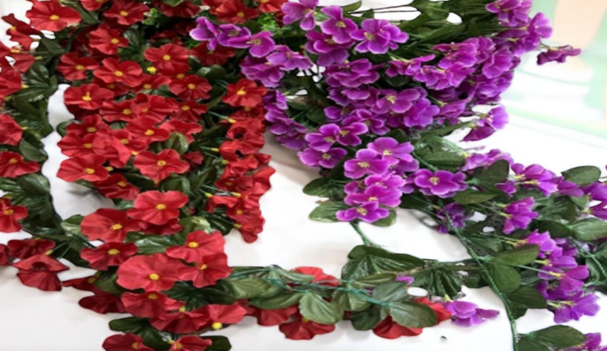 Artificial Plants Morning Glory Bush, Home Decor, garden, events Afoil165