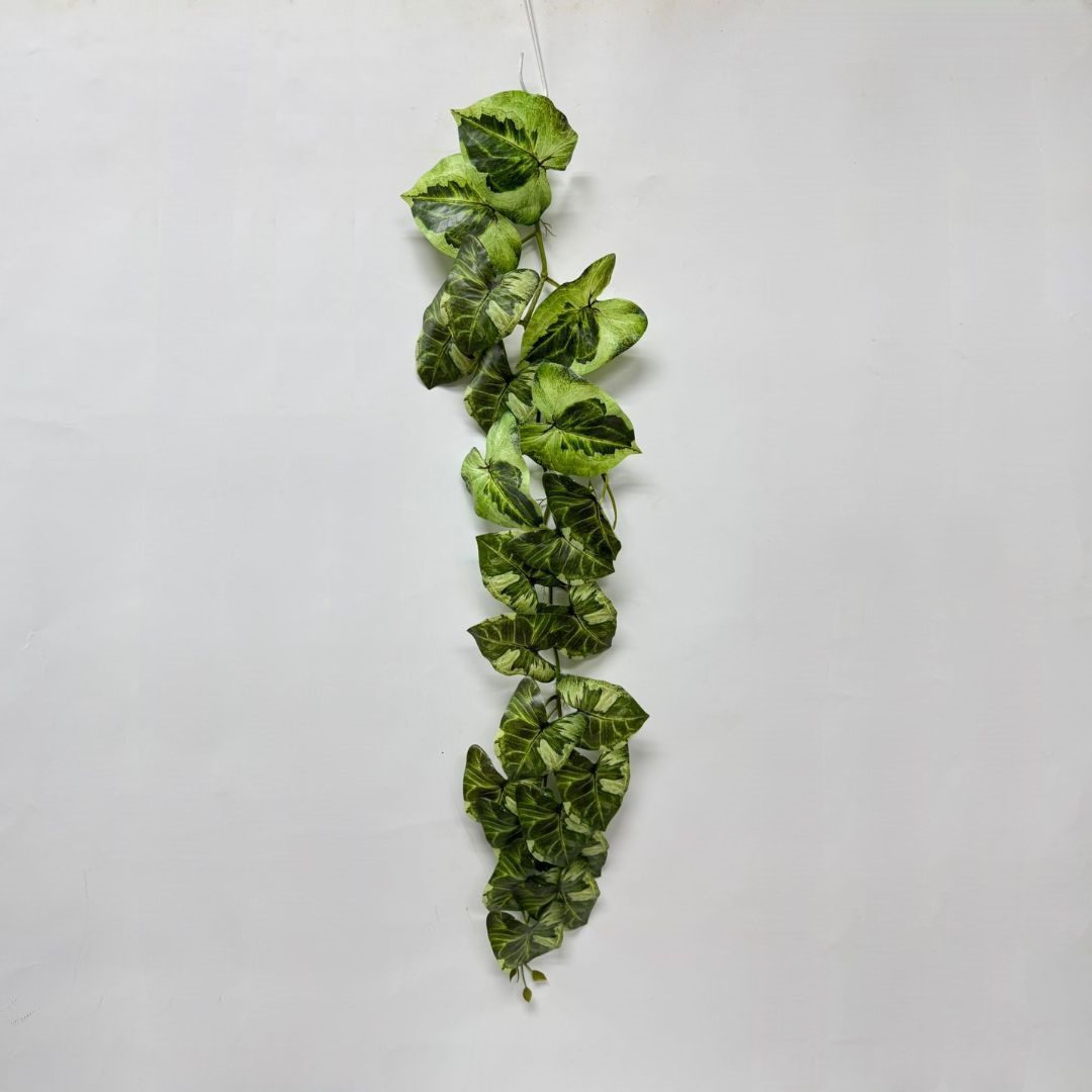 Artificial Arrowhead Plant Garland - 1.2m Long Greenery for Stylish Decor Afoil195