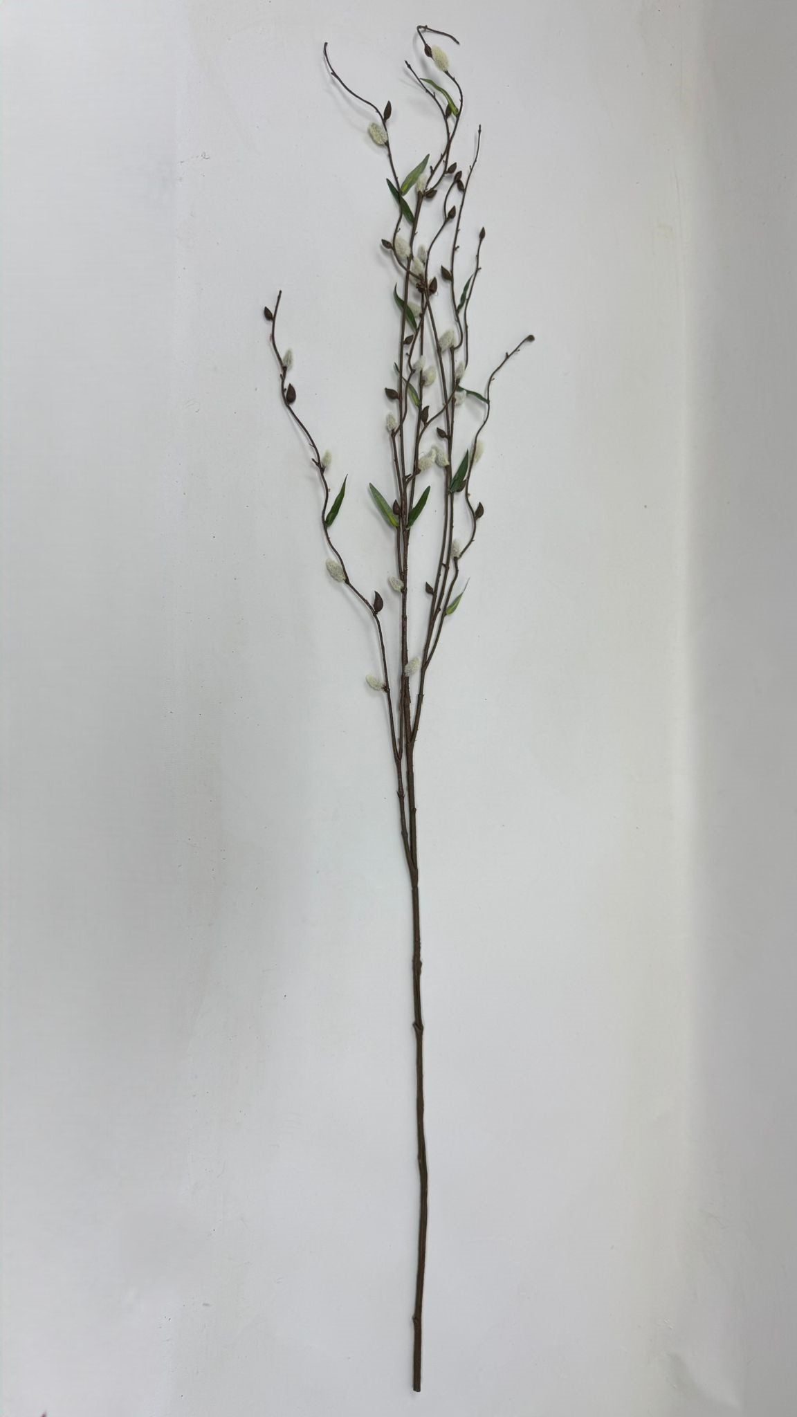 Artificial Pussy Willow Branches – 90cm Faux Floral Stems Afoil199