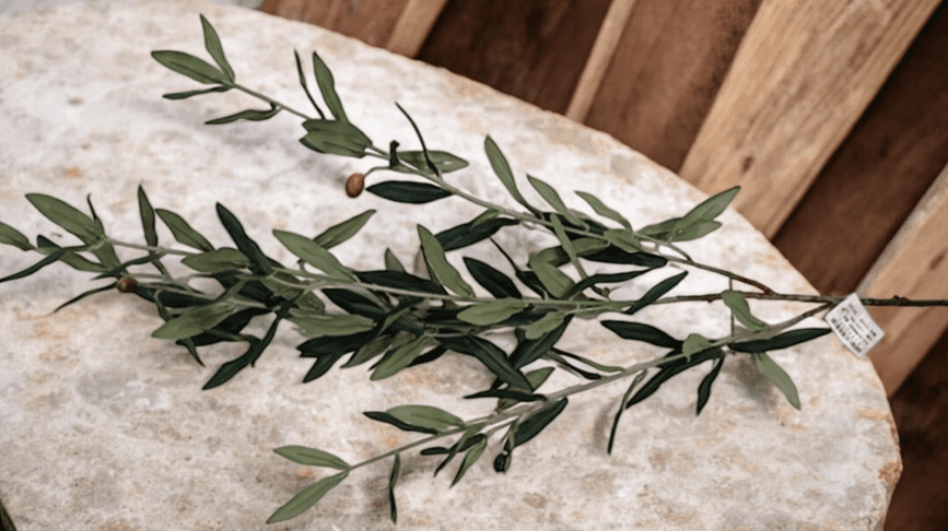 Artificial Olive Branch Spray, Plants, Shrubs, Foilages for Home decor, events, offices, Afoil204