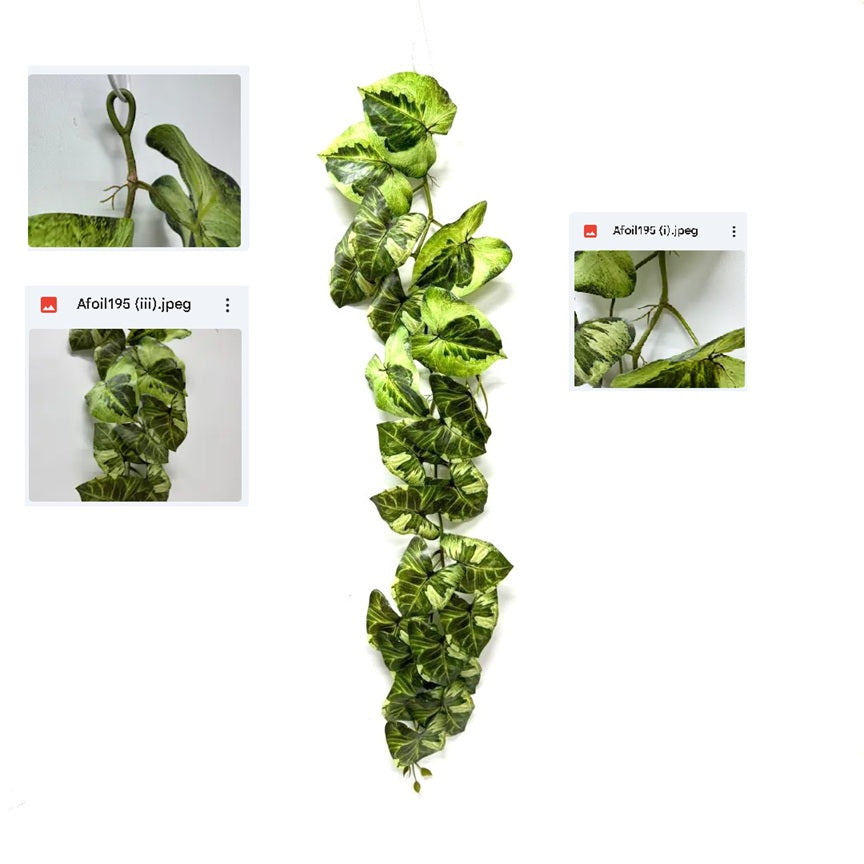 Artificial Polka Dot Begonia Vine – 170cm Faux Garland Plant Afoil215-2