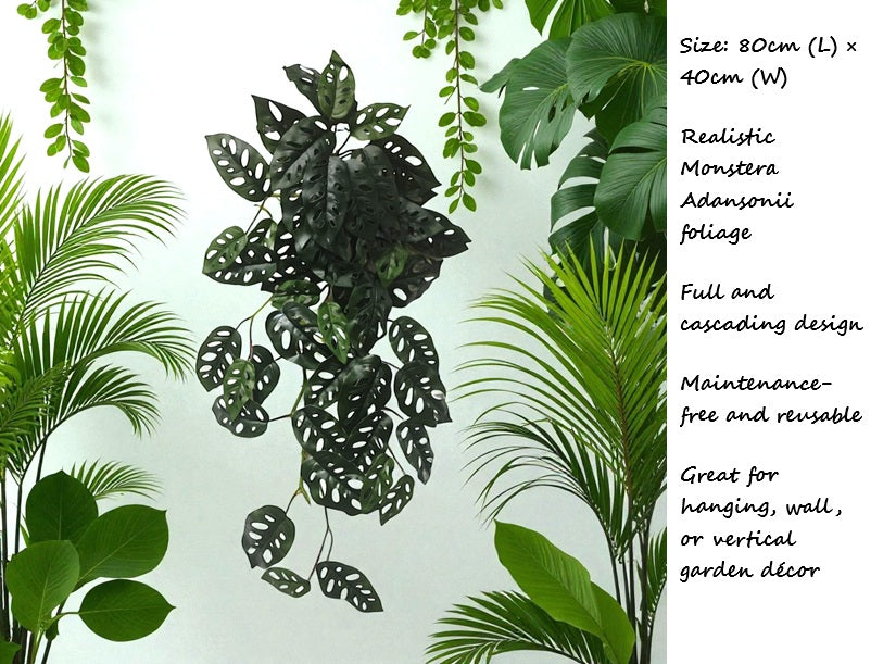 Artificial Polka Dot Begonia Vine – 170cm Faux Garland Plant Afoil215-2