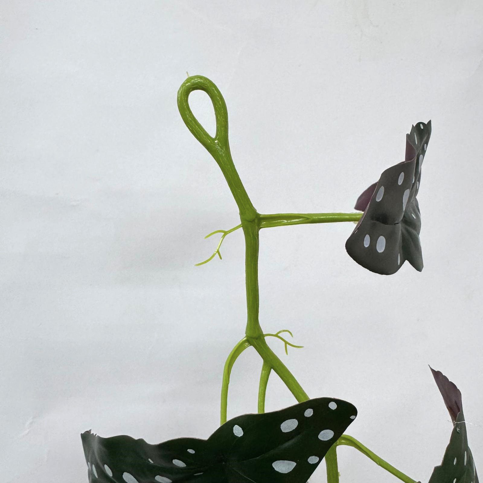 Artificial Polka Dot Begonia Vine – 170cm Faux Garland Plant Afoil216