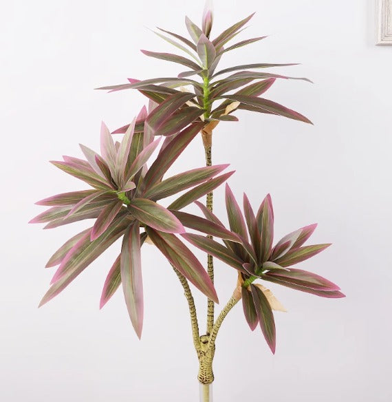 Artificial Cordyline Plant Stem Red, flowers, faux plant, home decor