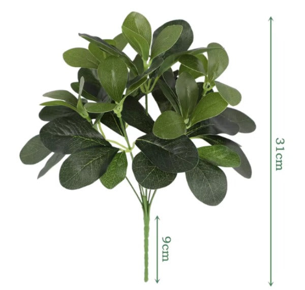 Artificial Dieffenbachia Leaf Bush – 32cm Afoil242-1