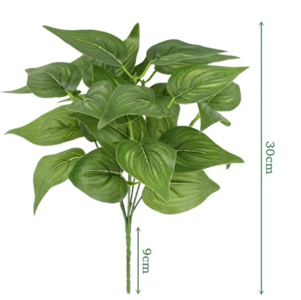 Artificial Dieffenbachia Leaf Bush – 32cm Afoil242-1