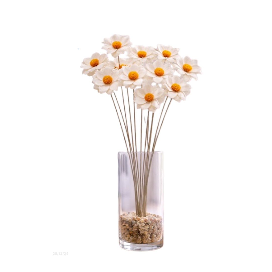Natural Dried Flower made of wood chips Afoil276-4