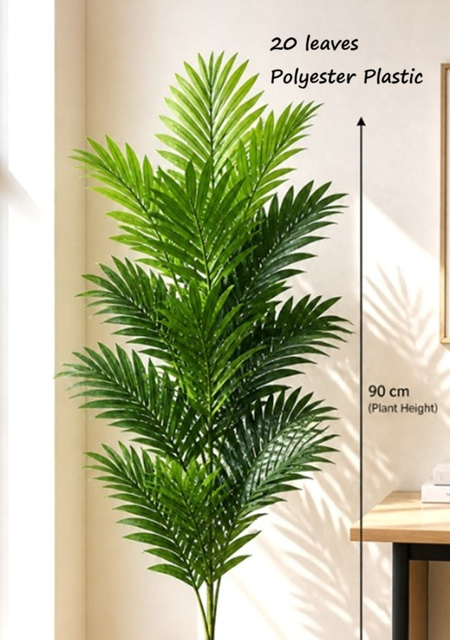 Artificial Tropical Leaf Stems Collection