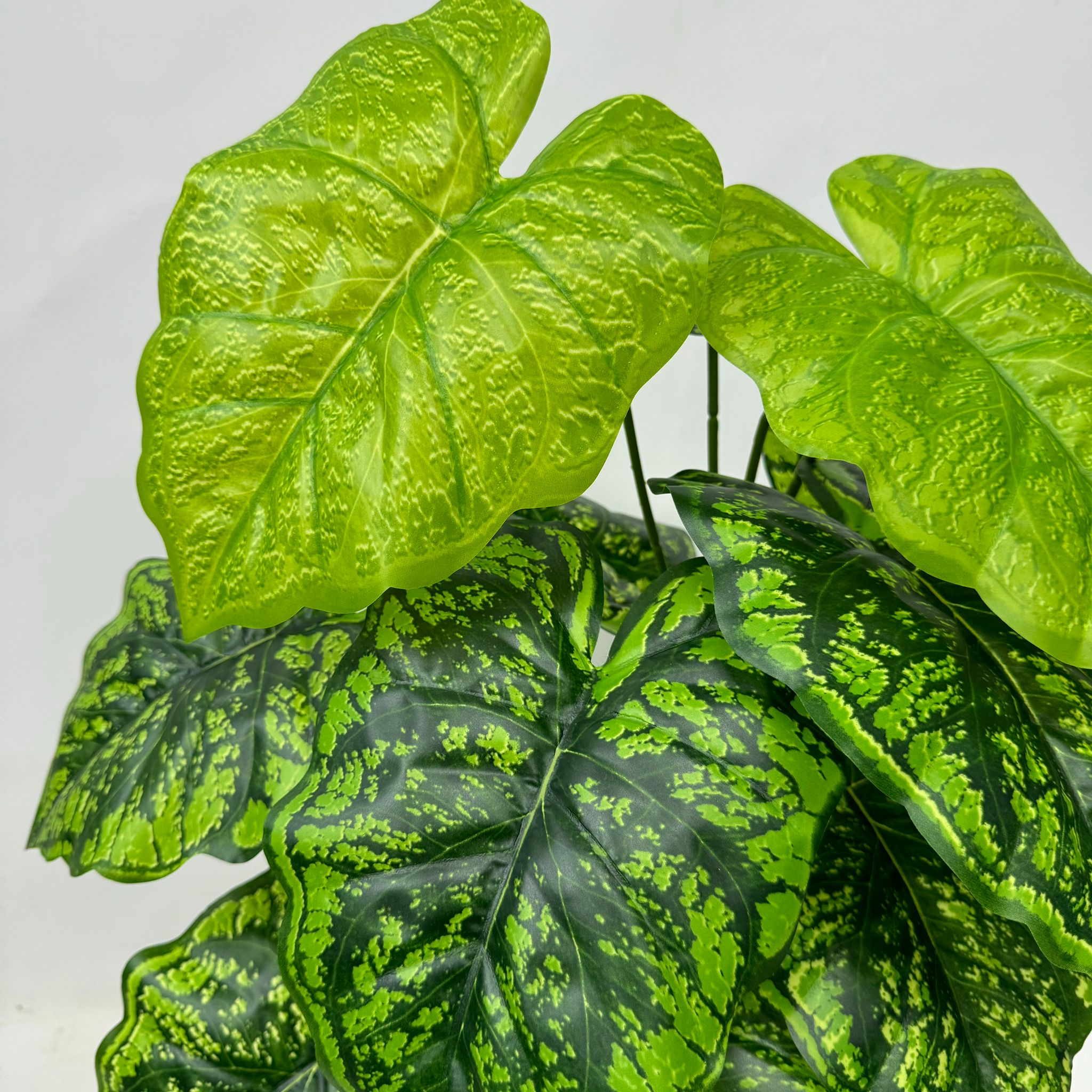 45cm Artificial Plant with black plastic cemented pot, home decor, garden, events Aplant1005a- 12 lvs