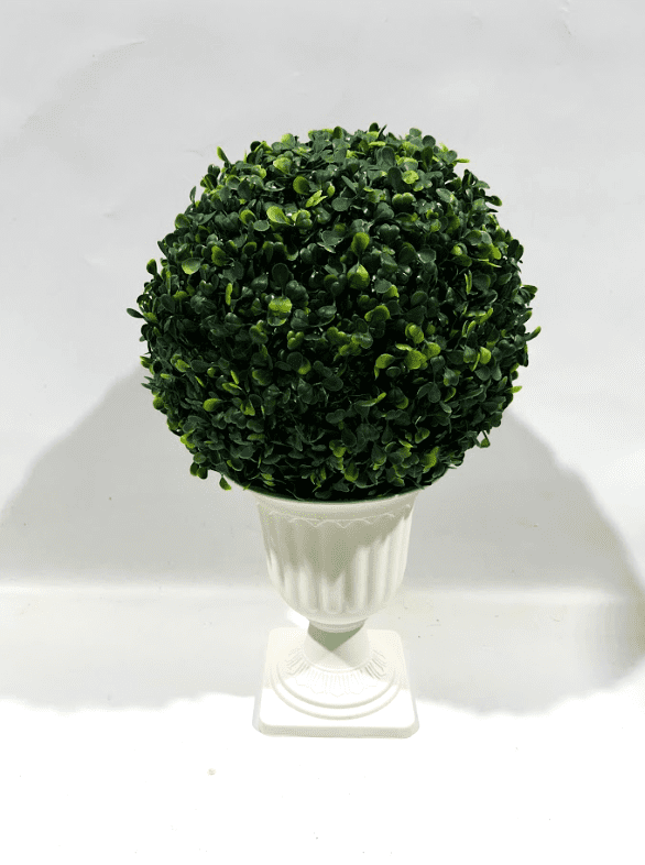 43cm Artificial Plant Boxwood in a plastic Roman Cup, home decor, garden events. Aplant1011
