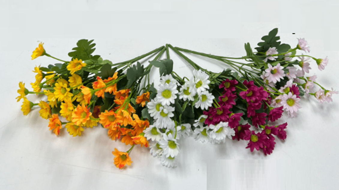 Plant artificial with flowers & pot, home decor, office, events, garden Aplant1045