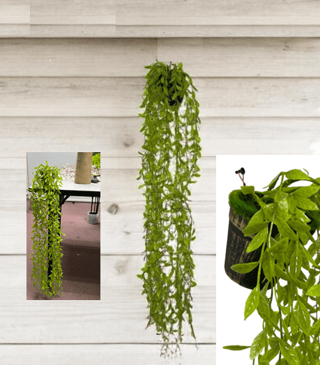 Artificial Plant Raindrop Succulent with hanging pot, home, garden, events Aplant1048