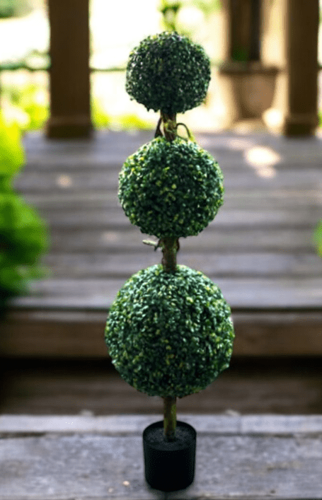 120-150cm Artificial Plant Topiary Triple Ball, home decor, garden, events Aplant1079