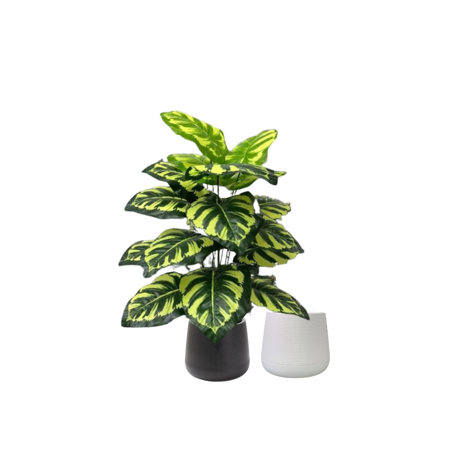 65cm Plant Artificial Peacock plant, shrubs, foilages, Plant 18 leaves Aplant1102-2