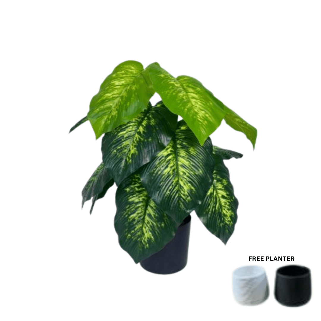 45cm Plant Artificial Money Plant Philodendron, Money Plant, shrubs, foilages, Plant 12 leaves Aplant1108-1