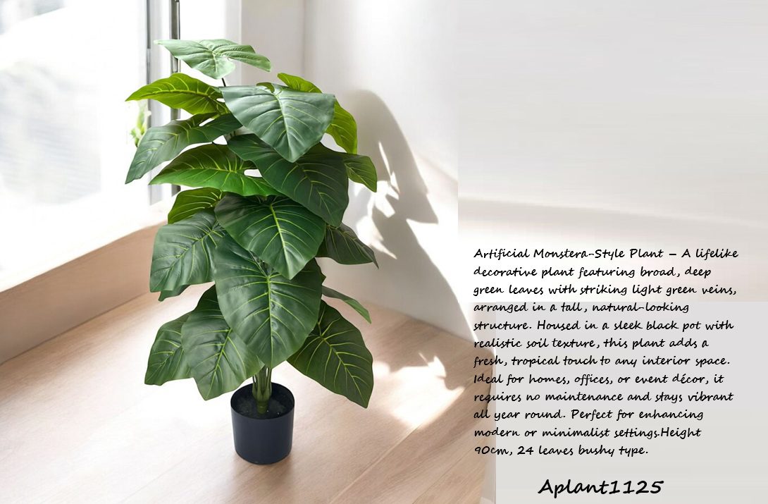 90cm Potted Plant Artifical, Succulent, flowers. home decor, garden, events, Aplant1125