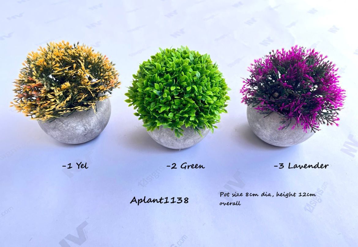 10cm Potted Plant Artificial, Succulent, flowers. home decor, garden, events, Aplant1138