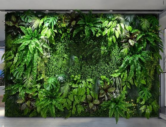 Wall Grass Installation for Residential/ Office Wall Grass Installation- FOR SELF COLLECTION ONLY- Aplant1144-12