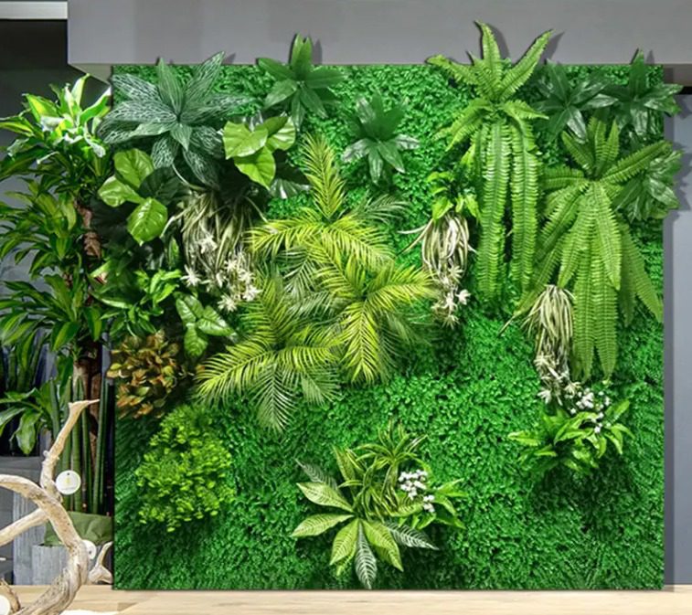 Wall Grass Installation for Residential/ Office Wall Grass Installation- FOR SELF COLLECTION ONLY- Aplant1144-13