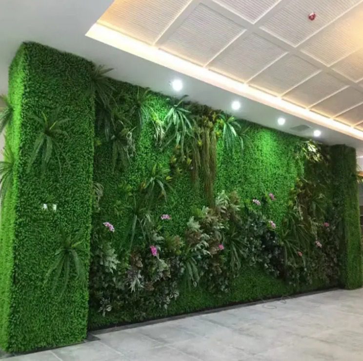 Wall Grass Installation for Residential/ Office Wall Grass Installation- FOR SELF COLLECTION ONLY- Aplant1144-14