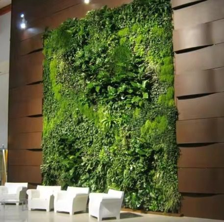 Wall Grass Installation for Residential/ Office Wall Grass Installation- FOR SELF COLLECTION ONLY- Aplant1144-2