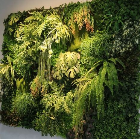 Wall Grass Installation for Residential/ Office Wall Grass Installation- FOR SELF COLLECTION ONLY- Aplant1144-8