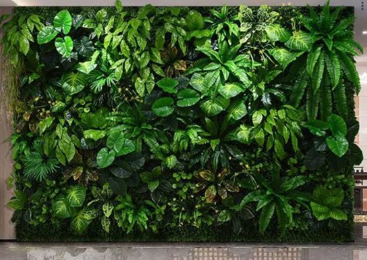 Wall Grass Installation for Residential/ Office Wall Grass Installation- FOR SELF COLLECTION ONLY- Aplant1144-9