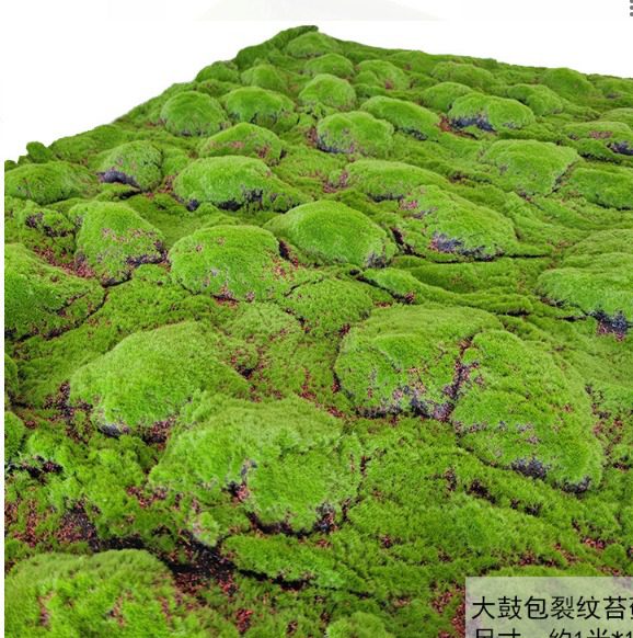 Artificial Moss Carpet 1M by 1M Artificial Lawn Fake Grass Artificial Green Plant Decoration Bonsai Shop Decoration Decoration Photo Props Aplant1155